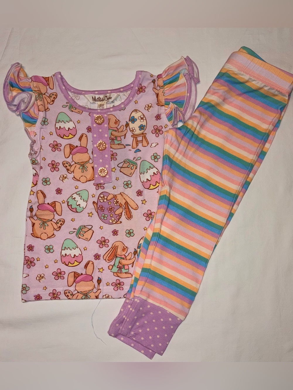 Matilda Jane Enchanted Egg Hunt pajamas sz 18-24 months NWT